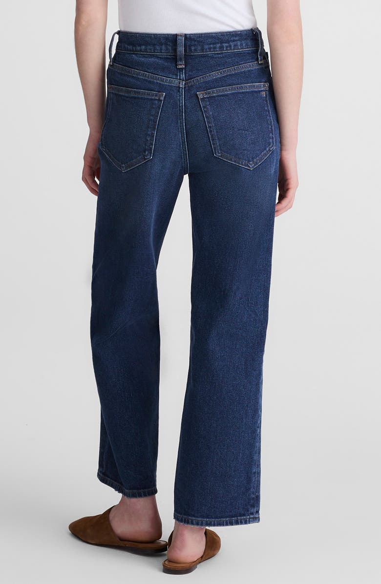 Madewell The Perfect Vintage High Waist Crop Wide Leg Jeans, Alternate, color, Midnight Waters Wash