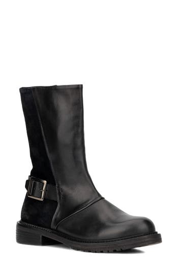 Vintage Foundry Camila Buckle Boot In Black