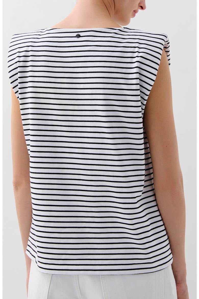Big Arm Tee, Alternate, color, Navystripes