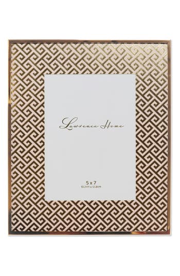 Lawrence Frames Greek Key Picture Frame In Gold