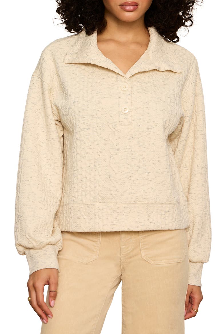 Halley Relaxed Pullover, Main, color, HEATHER BONE