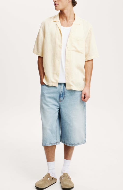 COTTON ON BOX FIT SHORT SLEEVE SHIRT