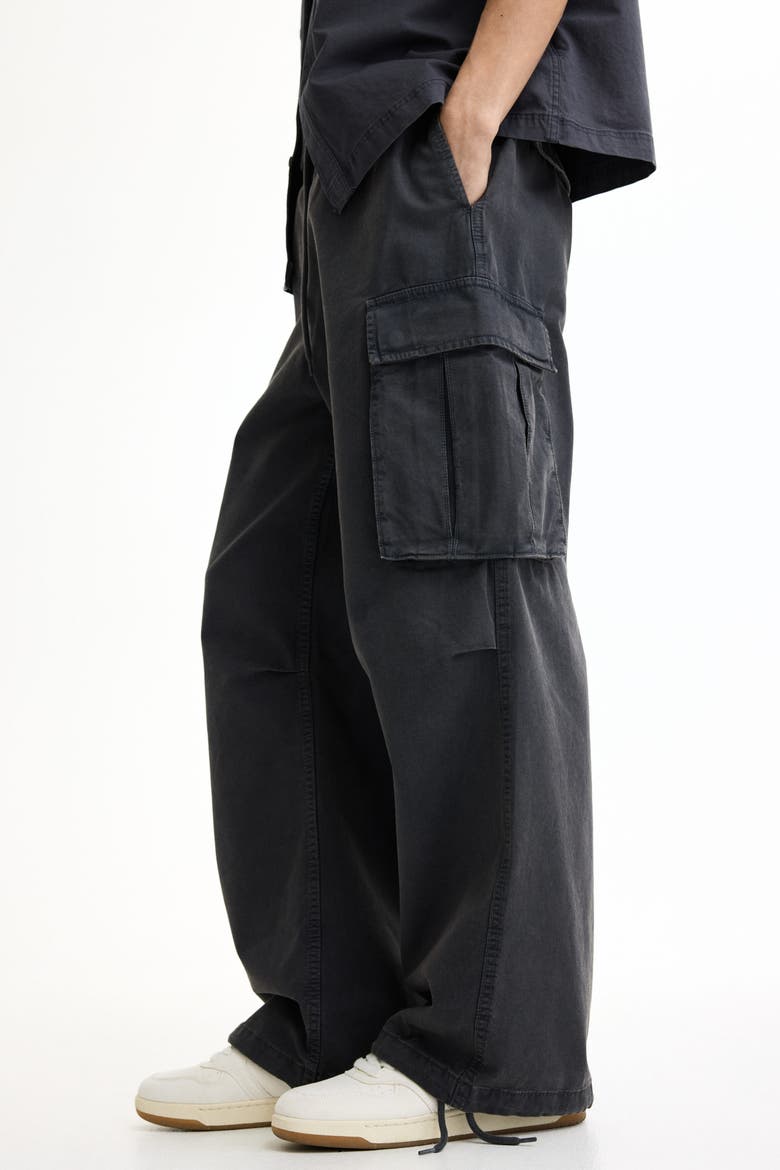 Loose-fit Cargo Pants, Alternate, color, Dark gray