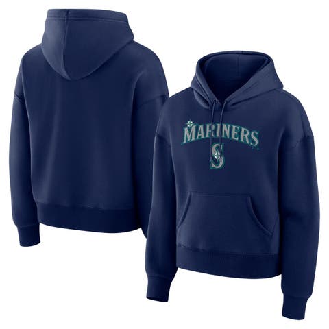 Women's Fanatics  Navy Seattle Mariners Lockup Legacy Fleece Hoodie
