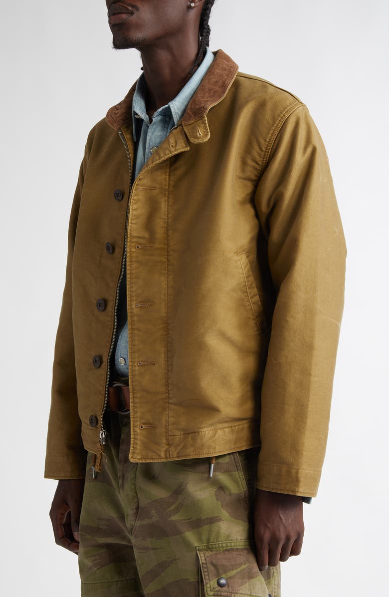 Double RL Bower Cotton Work Jacket, Alternate, color,