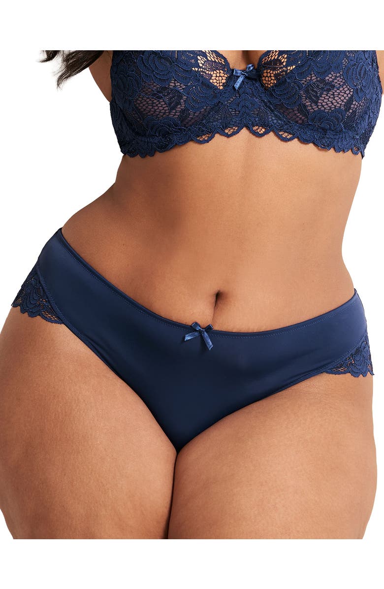 Adore Me Livi Hipster Panties, Main, color, Dark Blue