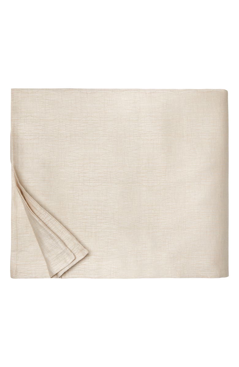SFERRA Dresano Cotton Sateen Duvet Cover, Main, color, Oat