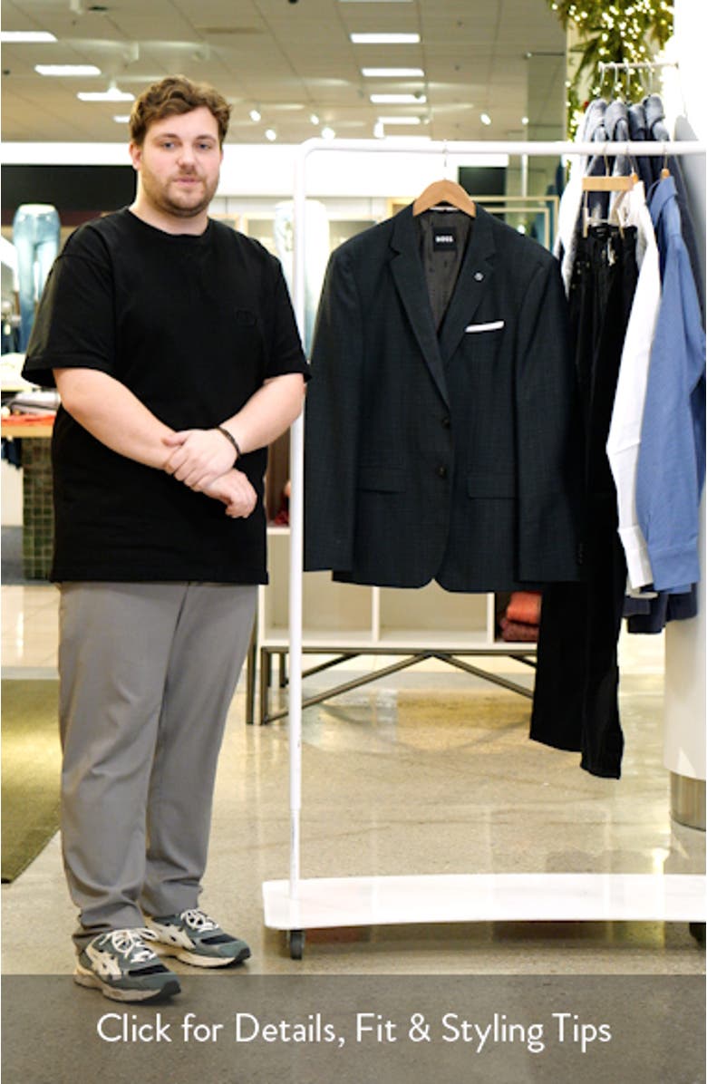 Hutson Windowpane Check Wool Sport Coat, sales video thumbnail