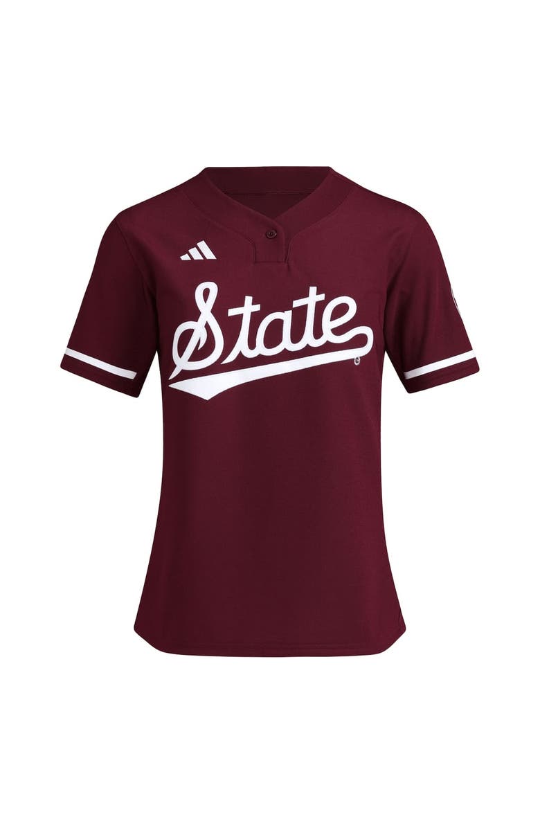 adidas Women's adidas  Maroon Mississippi State Bulldogs Replica Softball Jersey, Alternate, color, Maroon