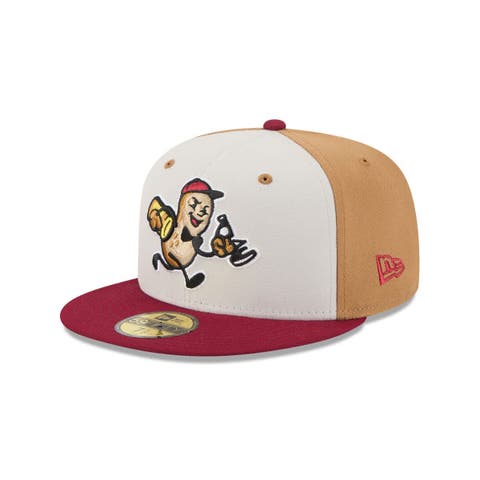 Men's New Era  Light Beige Montgomery Biscuits Theme Nights 59FIFTY Fitted Hat