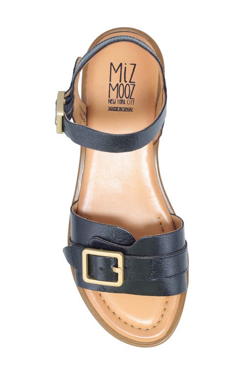 Miz Mooz Symone Ankle Strap Sandal In Black