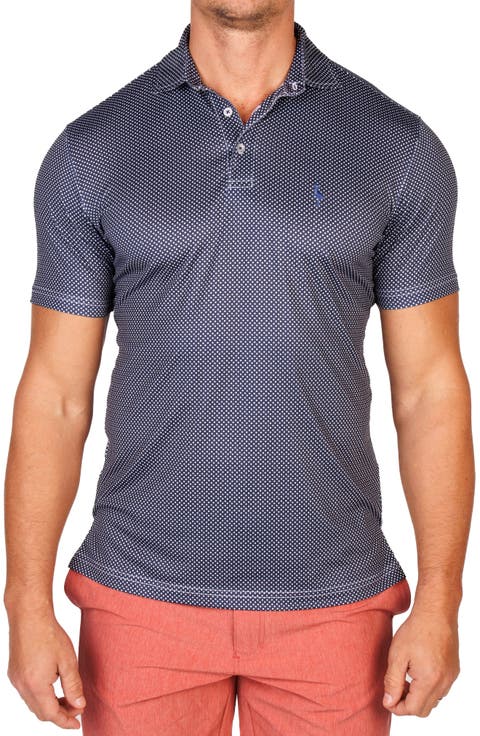 Mini Dots Performance Golf Polo