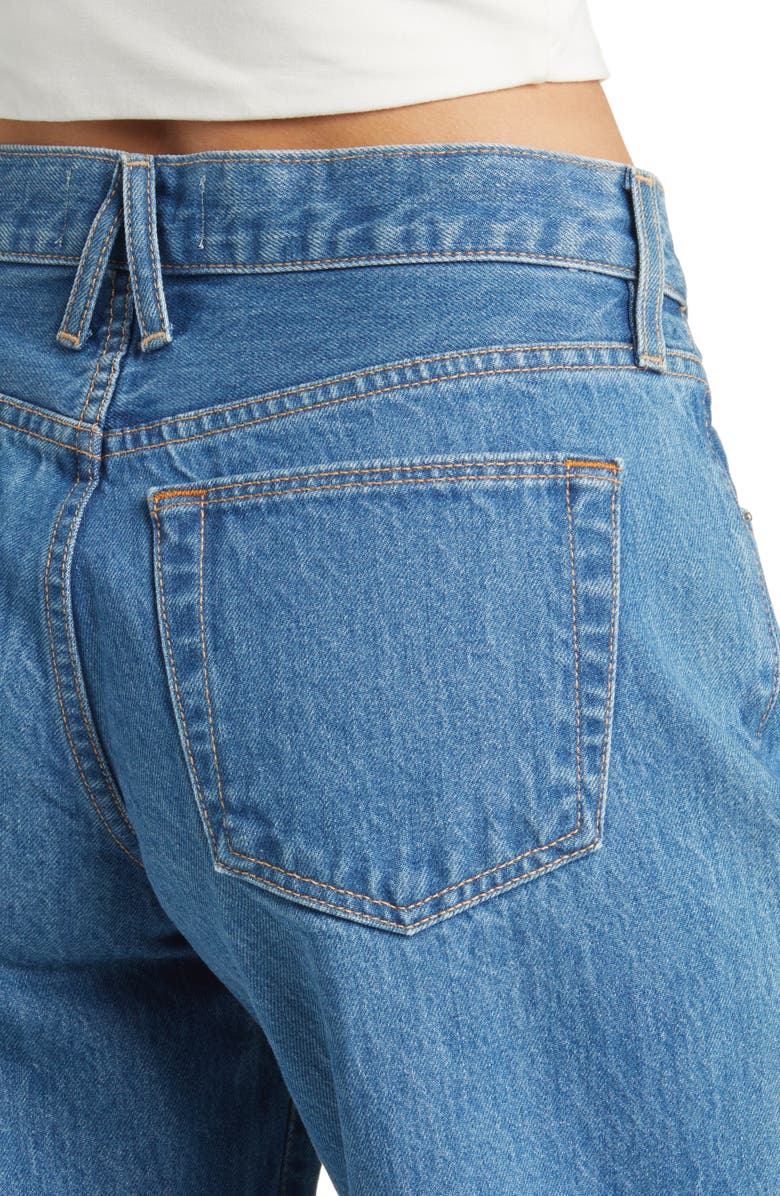 SLVRLAKE Mica Organic Cotton Wide Leg Jeans, Alternate, color, 