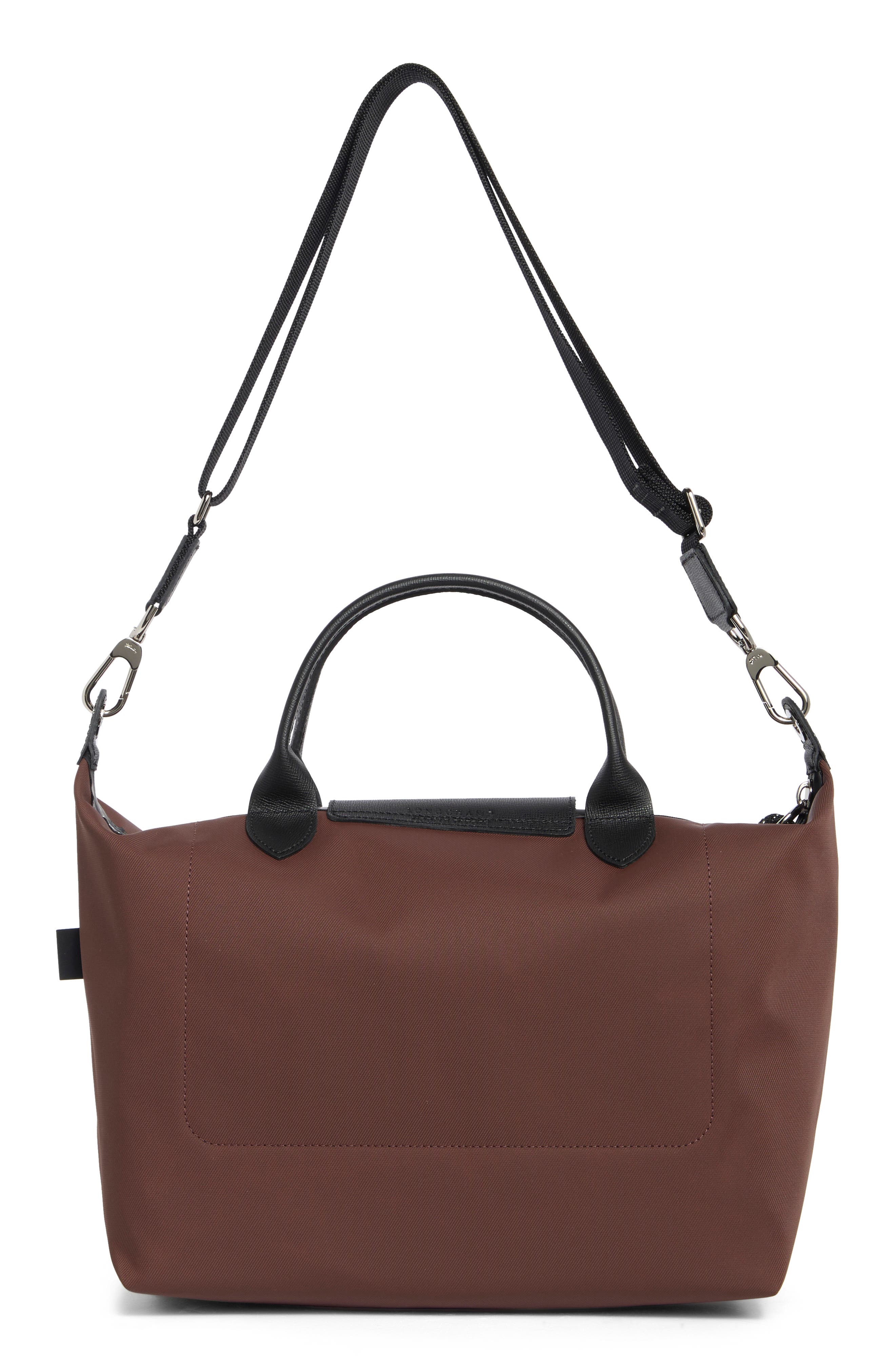 Le Pliage Energy Canvas Handbag, Alternate, color, COCOA