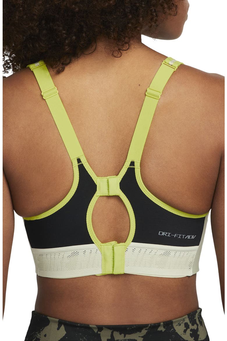 Alpha UltraBreathe Sports Bra, Alternate, color, OLIVE AURA/ ATOMIC GREEN