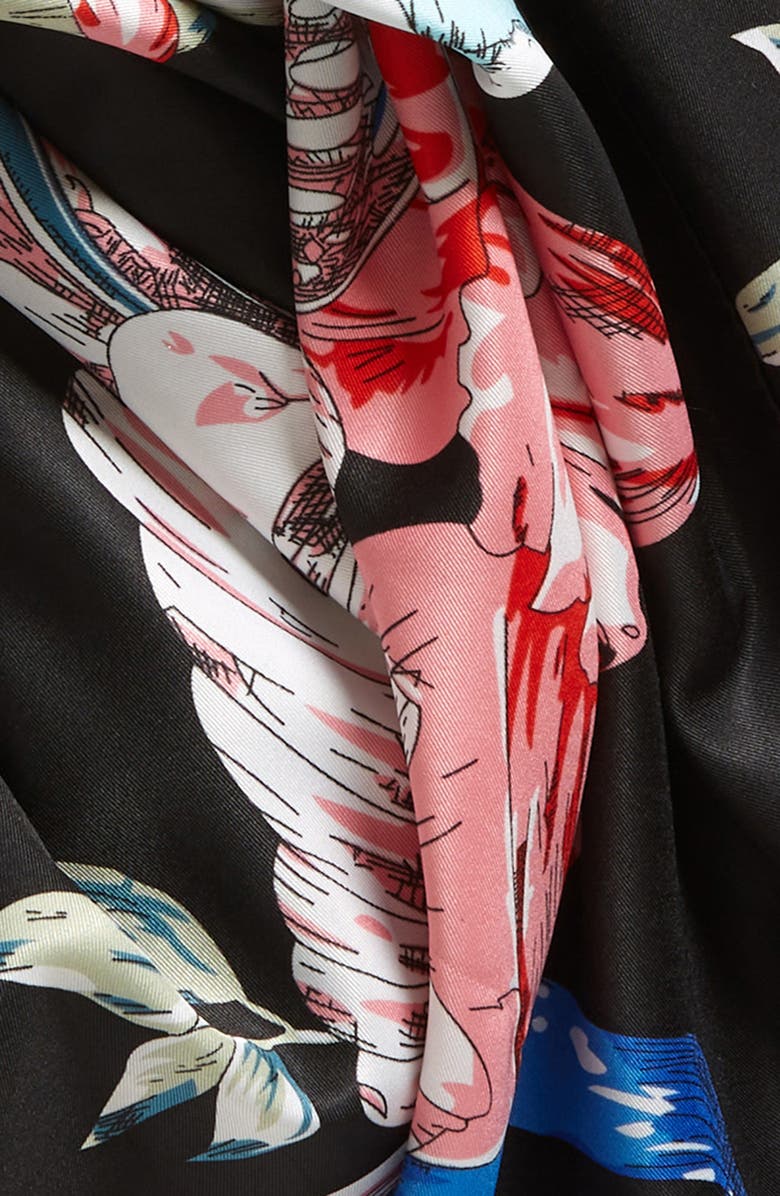 Tasha Floral Square Scarf, Alternate, color, 