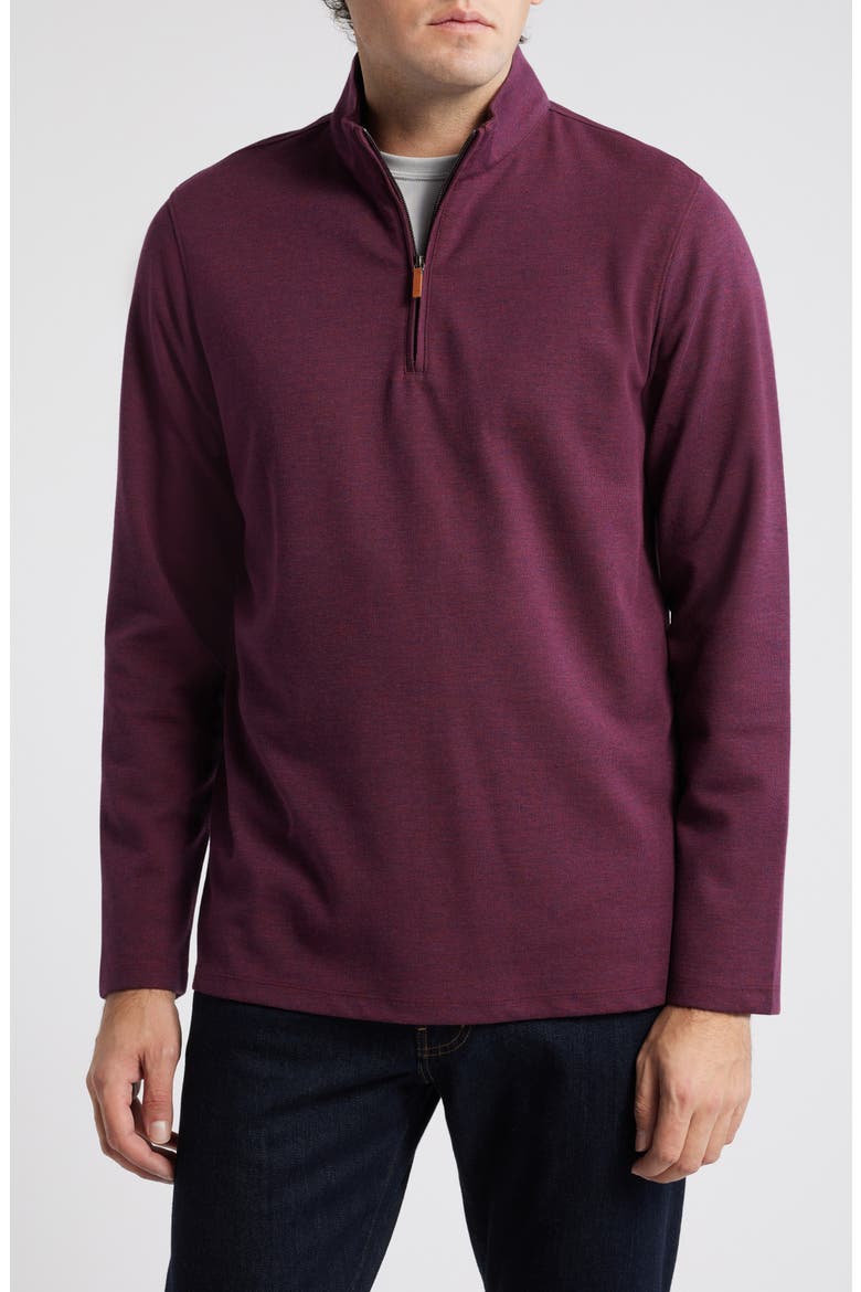 Mizzen+Main KPI Quarter Zip Pullover Sweatshirt (Men) | Nordstrom