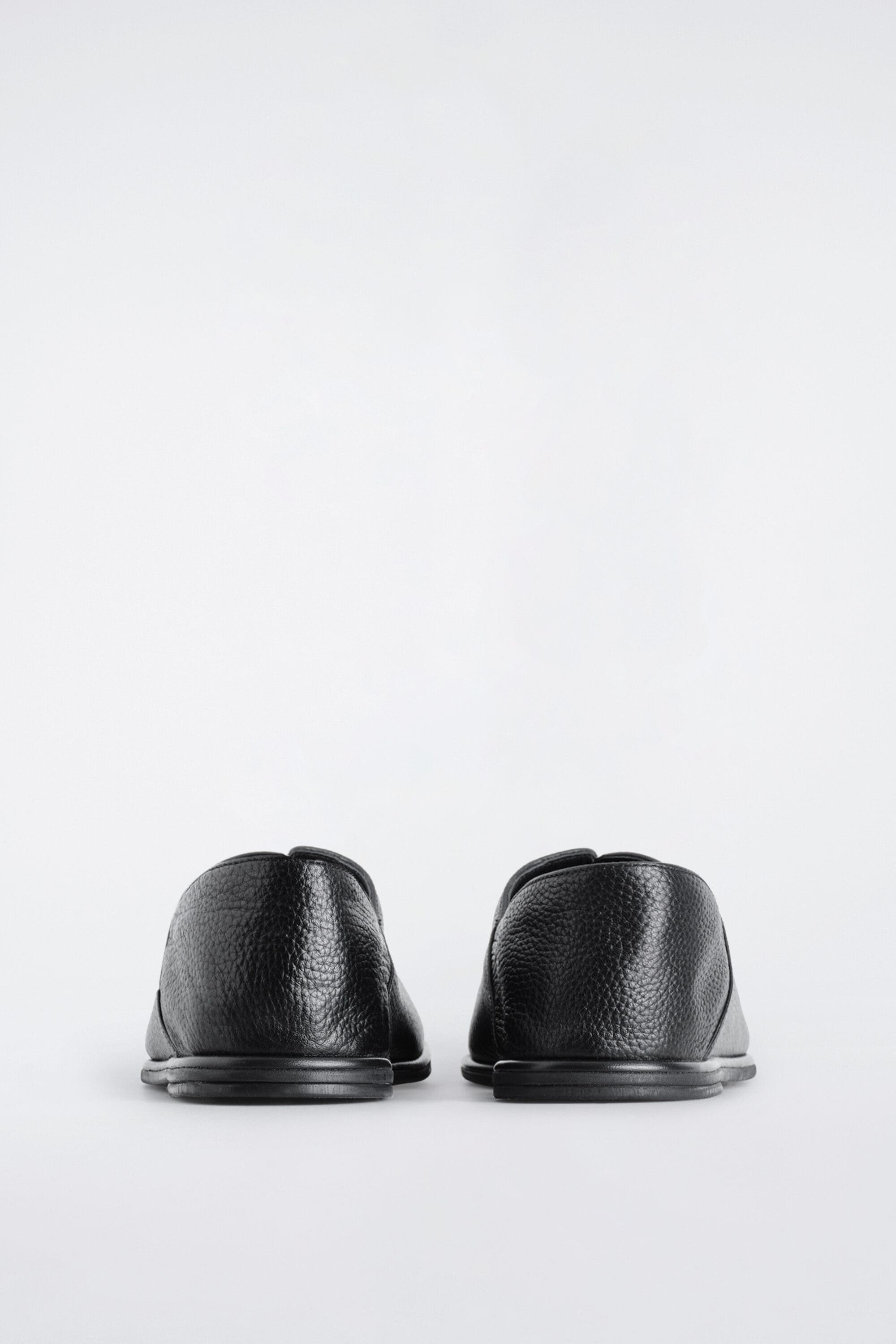 Leather Mules, Alternate, color, BLACK