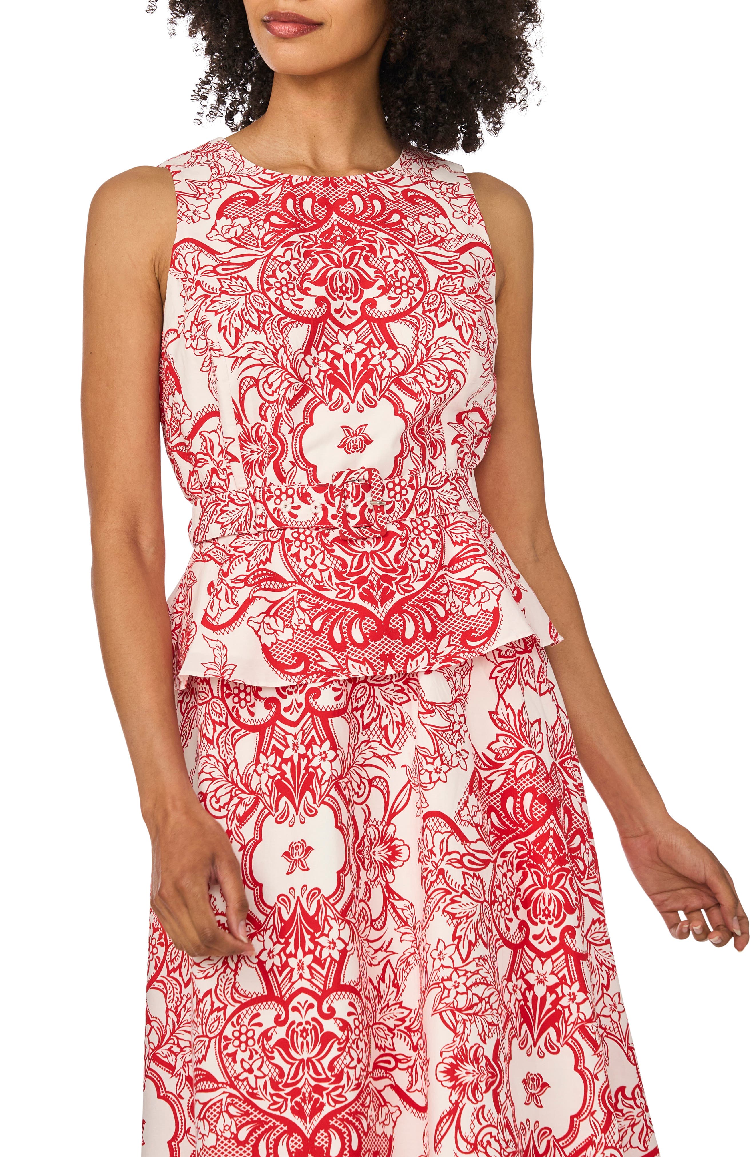 Ted Baker Belted Peplum Top