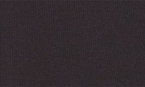 Elie Elie Tahari Stretch Pima Cotton Puff Sleeve Turtleneck Rib Top In Black