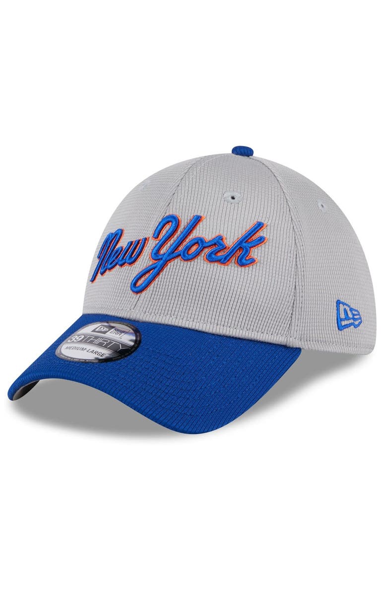 New Era Men's New Era  Gray New York Mets 2024 Batting Practice 39THIRTY Flex Hat, Alternate, color, 