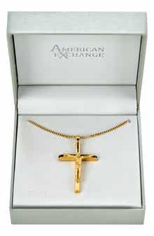 Men's Crucifix Pendant Necklace