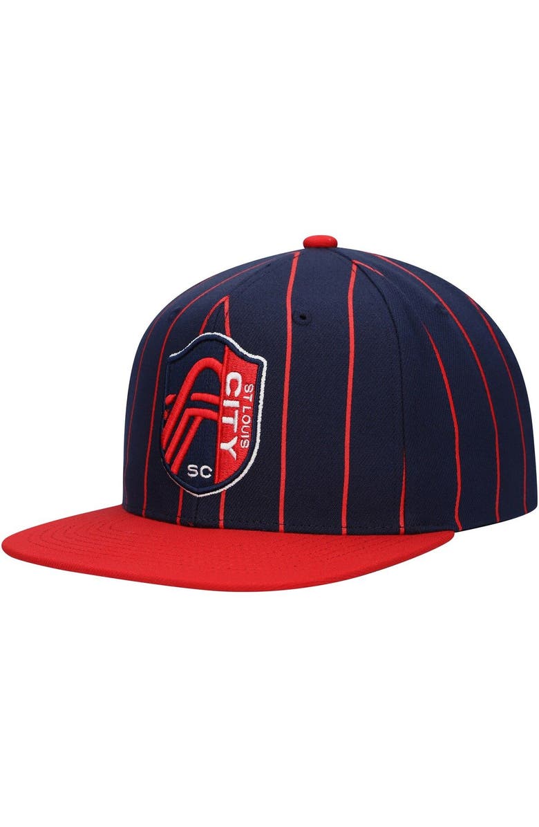 Mitchell & Ness Men's Mitchell & Ness Navy St. Louis City SC Team Pin Snapback Hat, Alternate, color, Navy
