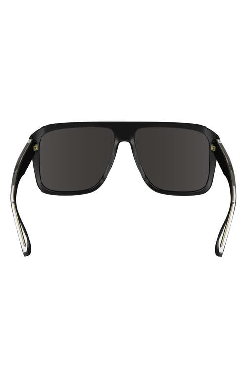 Victoria Beckham 59mm Chain Navigator Sunglasses In Black