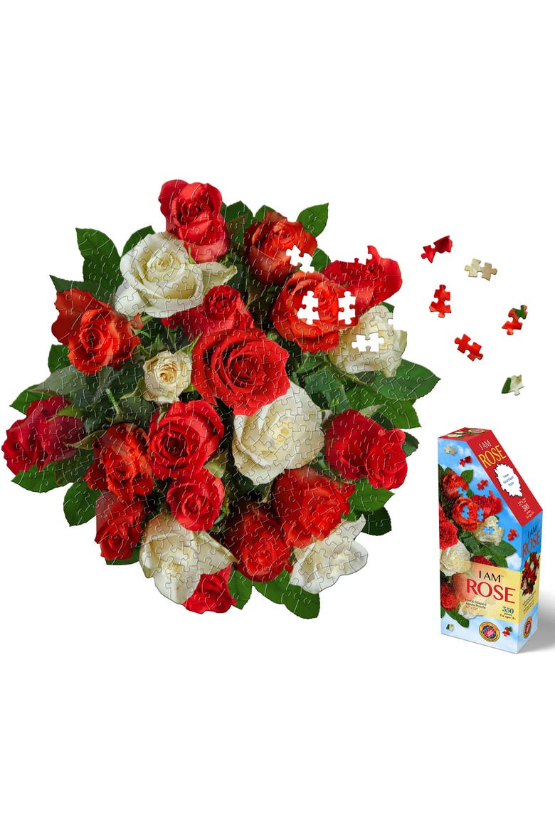 ROSE 350 Piece Jigsaw Puzzle, Alternate, color, Multicolored