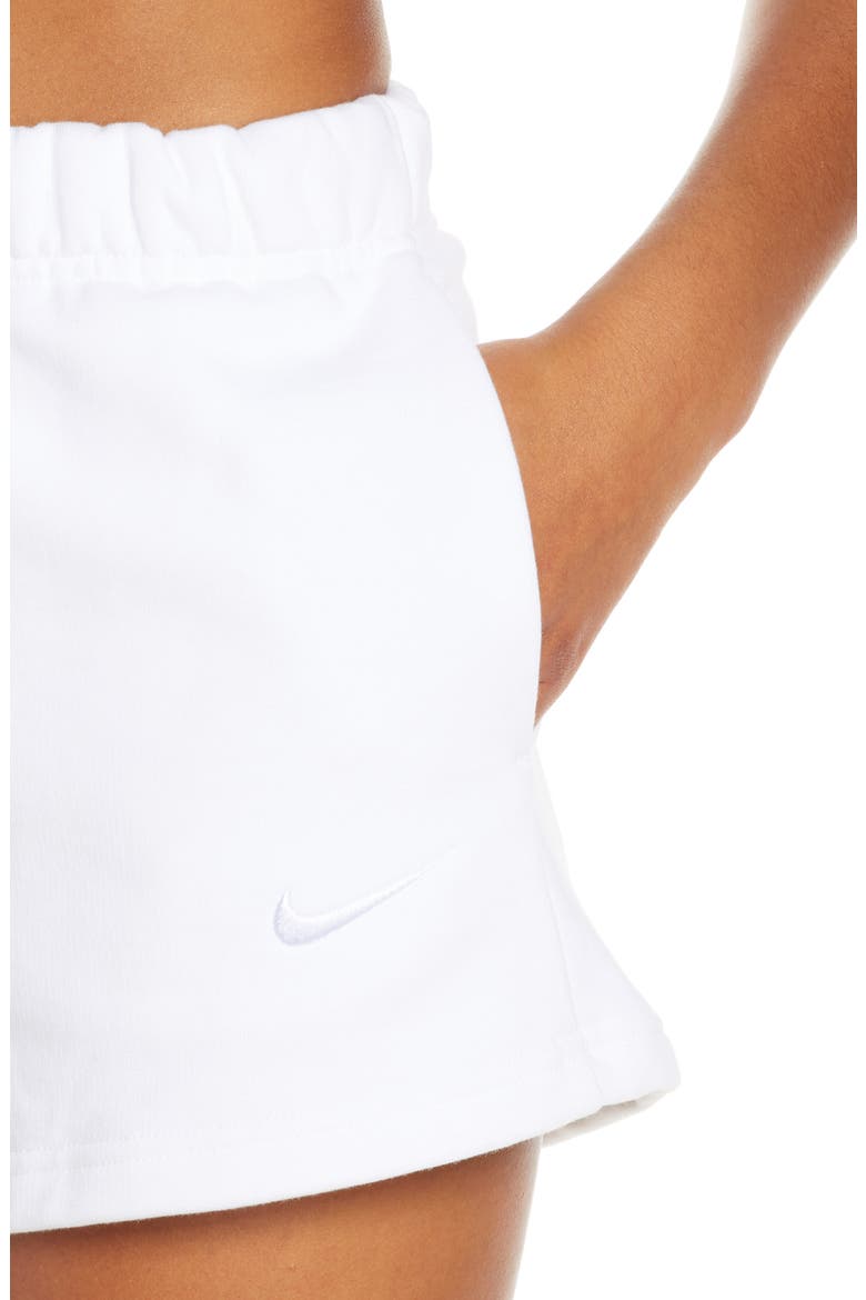 NikeLab Collection Women's Fleece Shorts, Alternate, color, WHITE