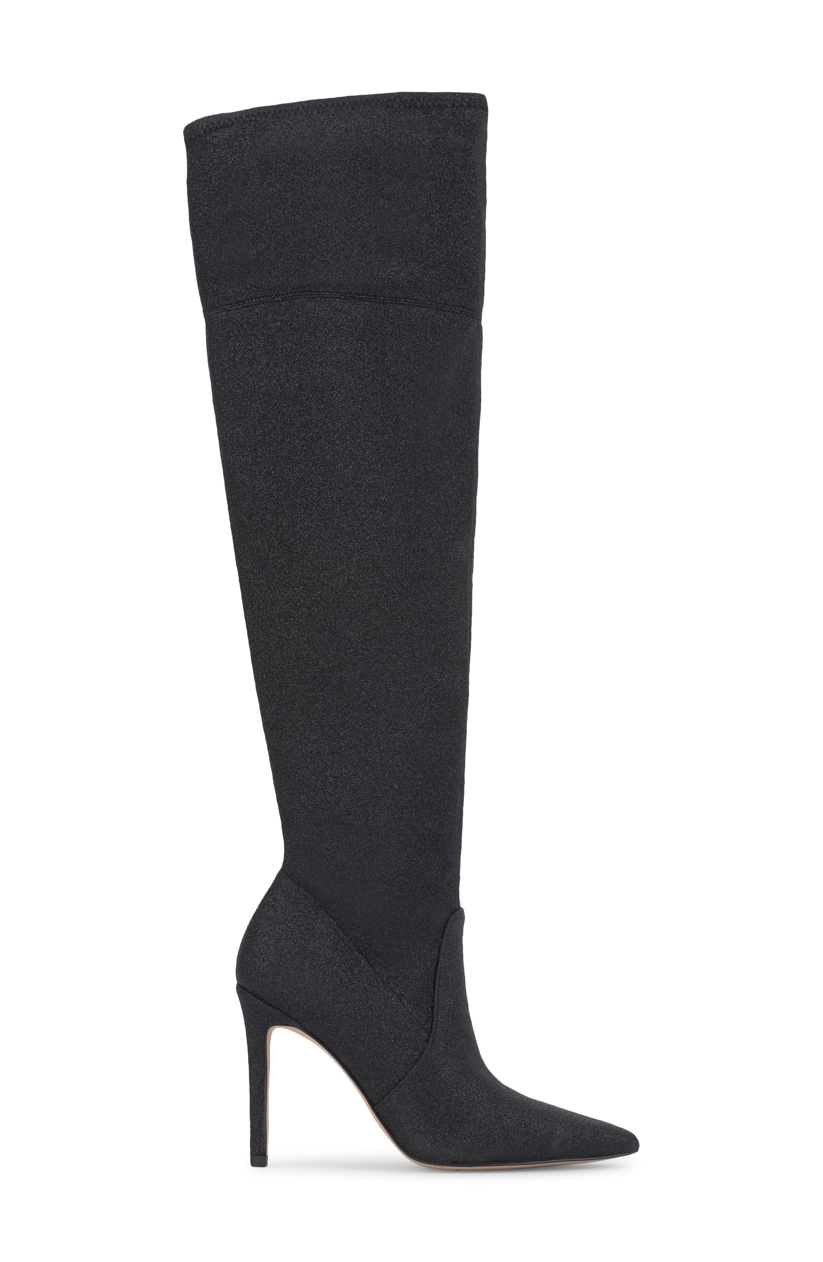 Ponseta Over the Knee Boot, Alternate, color, BLACK