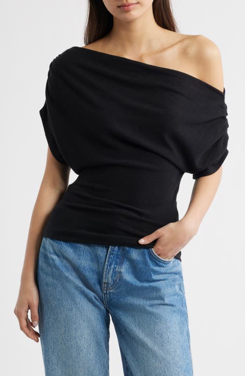 Iris One-Shoulder Knit Top