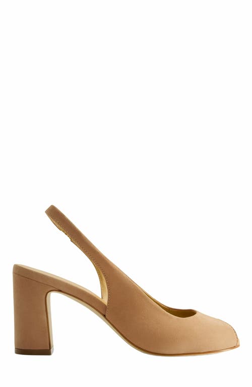 Bernardo Footwear Adell Peep Toe Slingback In Brown