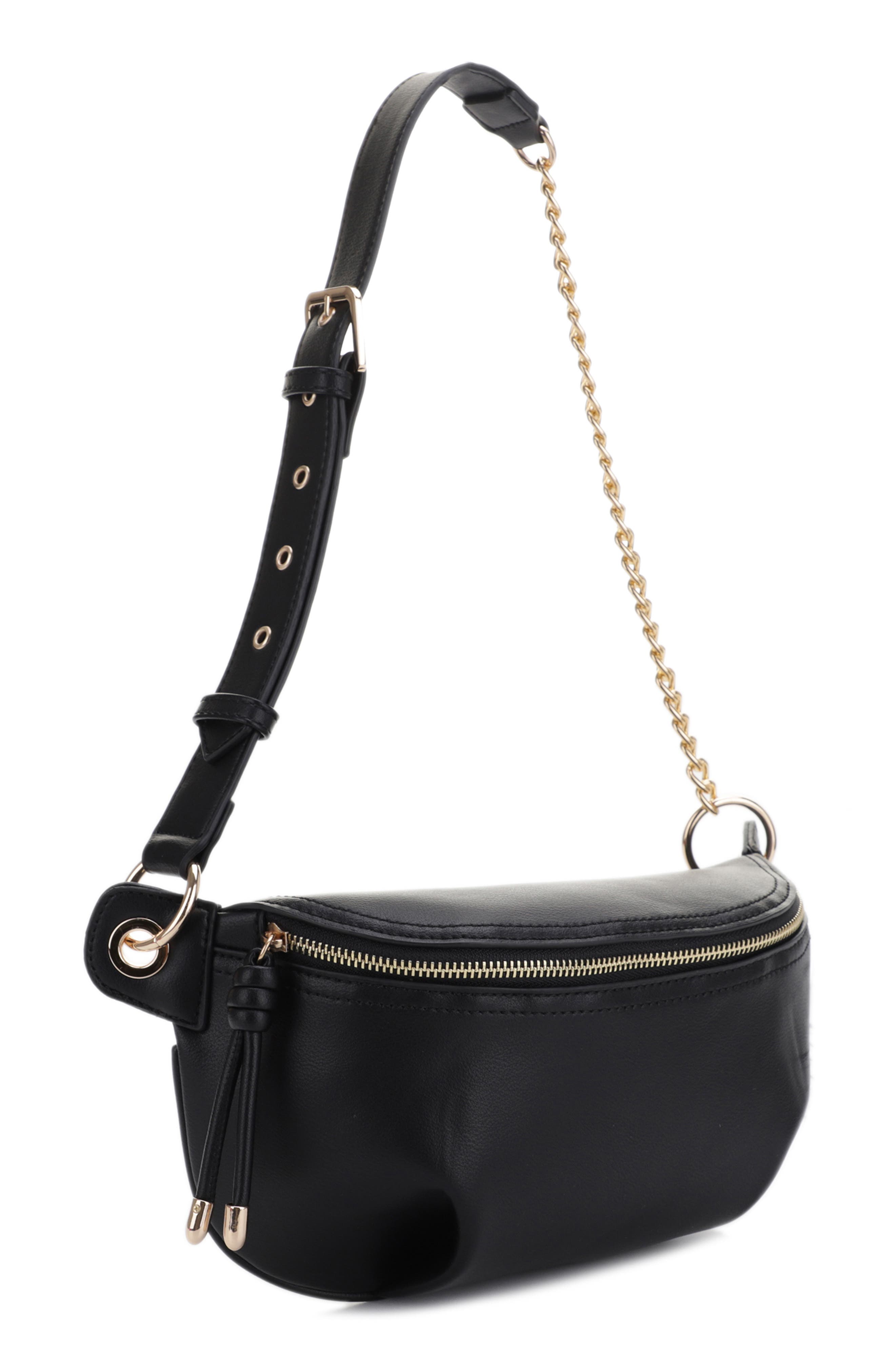 Mali + Lili Evelyn Vegan Leather Belt Bag, Alternate, color, 