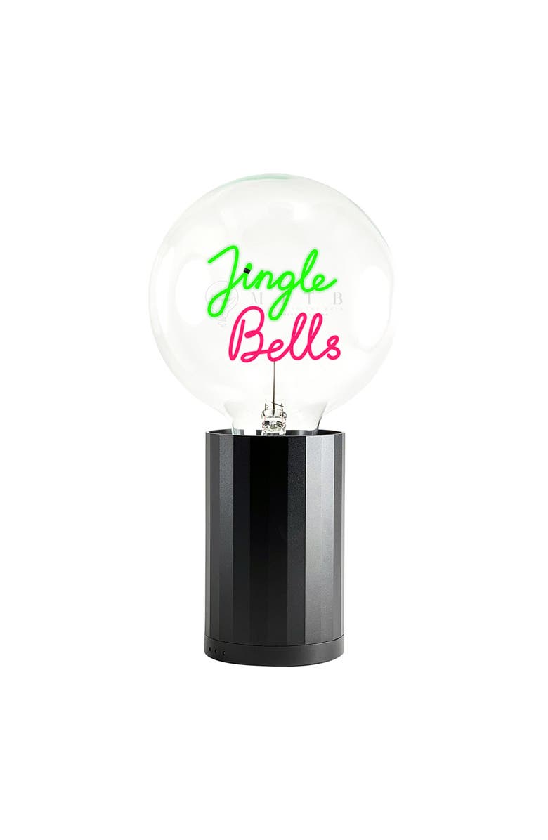 MITB Jingle Bells Portable Table Lamp, Main, color, Black