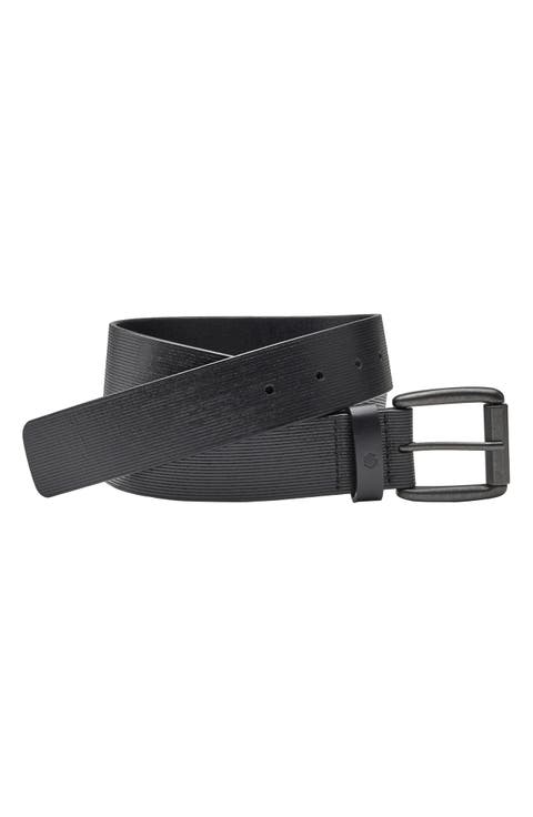 Scored Leather Belt