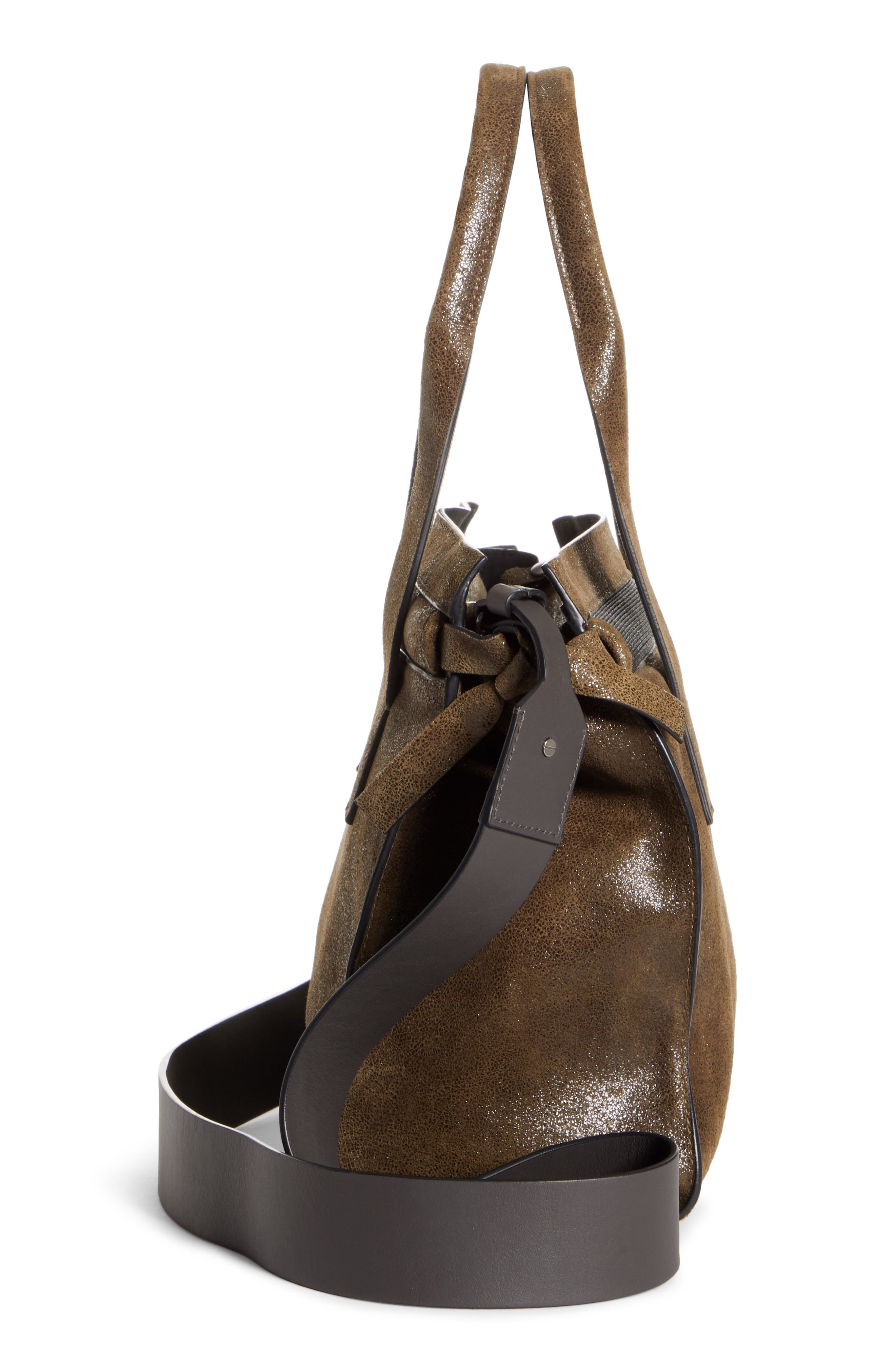 Brunello Cucinelli Monili Trip Leather Tote, Alternate, color, 