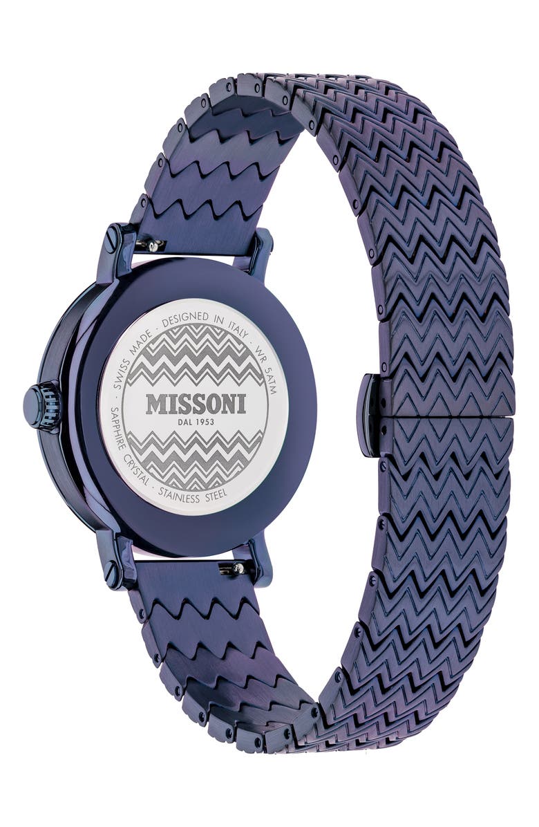 Missoni Melrose Bracelet Watch, 36mm, Alternate, color, Purple