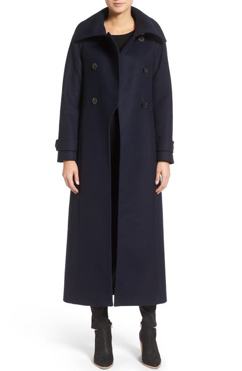Elodie Double Breasted Military Maxi Coat