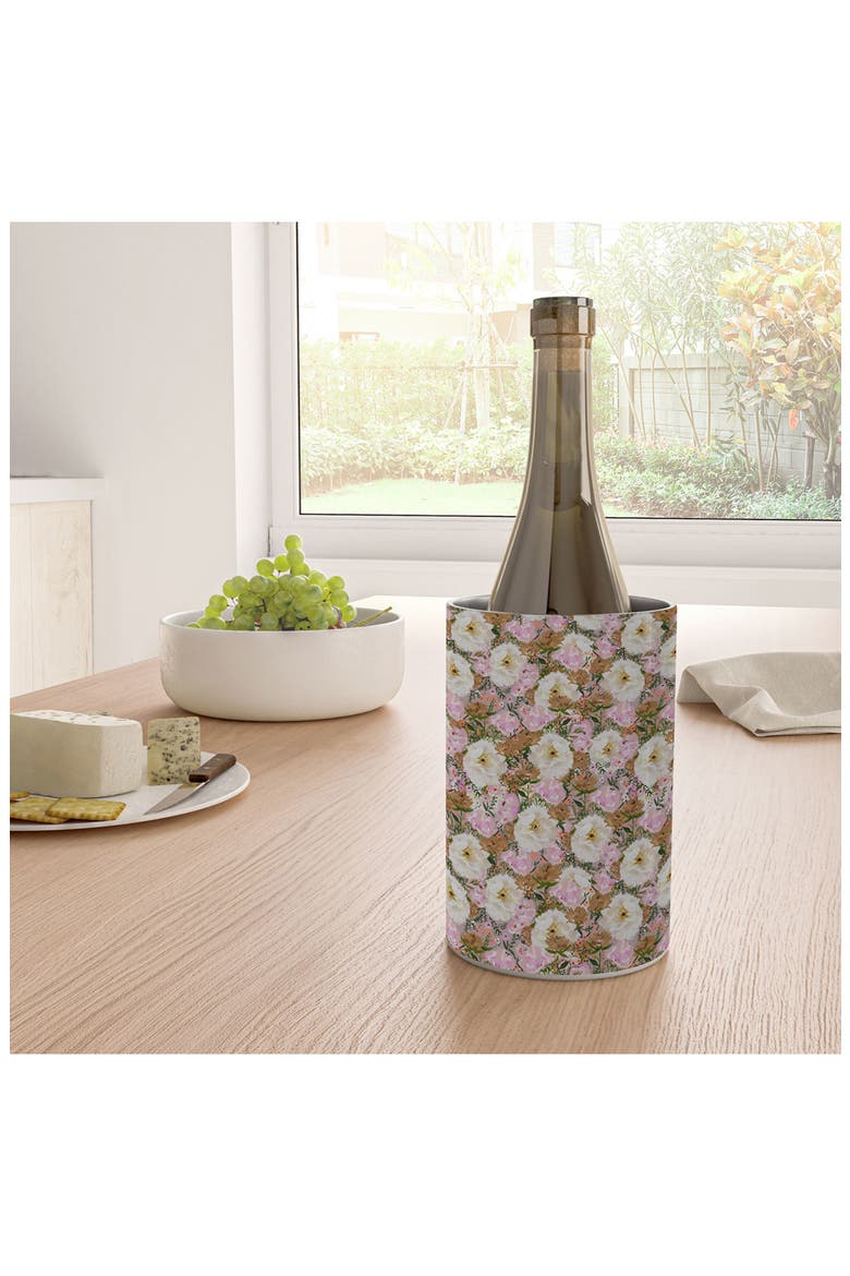 Summer Bouquet Wine & Champagne Chiller, Alternate, color, GREEN
