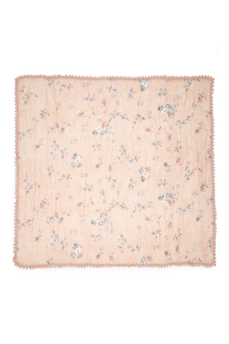 Print Gauze Scarf, Alternate, color, PINK FLORAL ARDOR