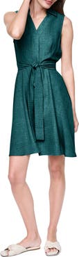 DKNY Melange Fit and Flare Dress