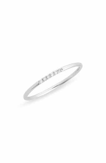 Meira T Pavé Diamond Stacking Ring