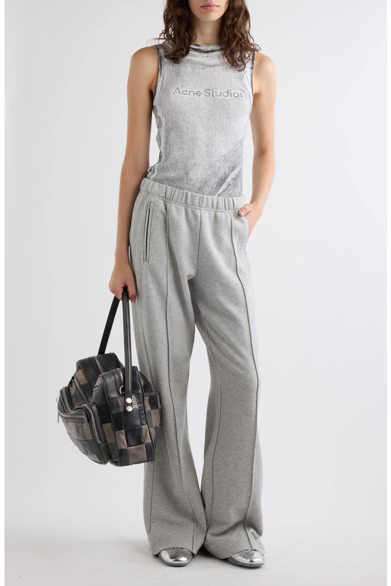 Cotton Fleece Sweatpants, Alternate, color, GREY MELANGE