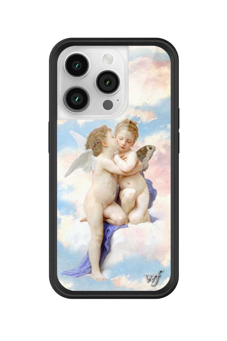 Angels iPhone Case, Alternate, color, Blue