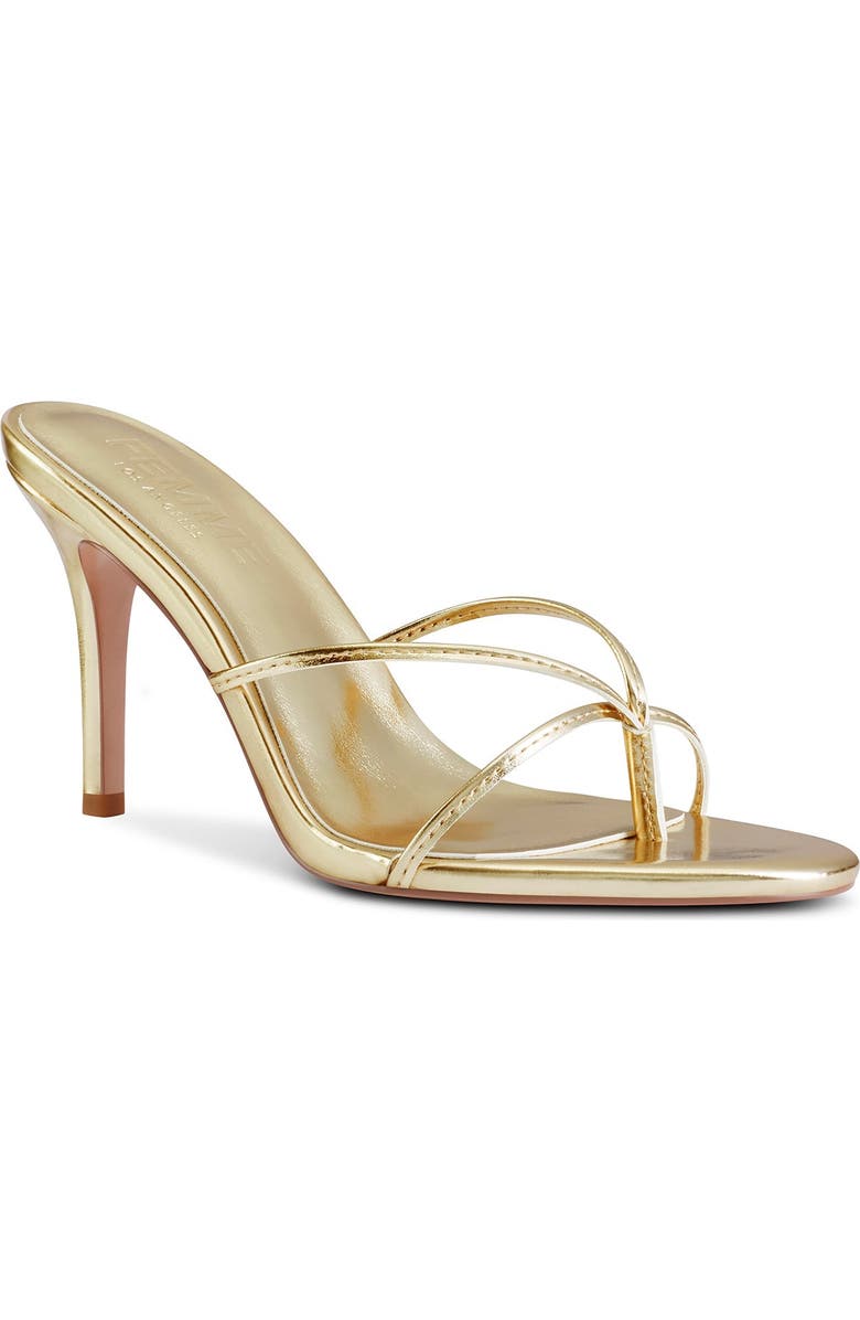 FEMME Sicilian Mule, Alternate, color, Gold