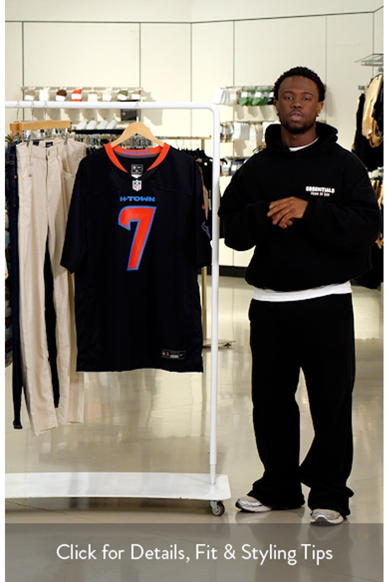 Men's Nike C.J. Stroud Navy Houston Texans 2nd Alternate Game Jersey video