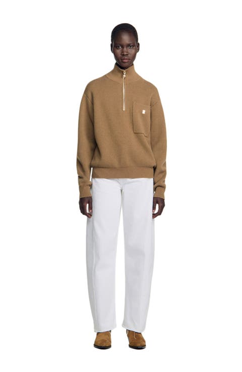 Wool and cashmere sweater