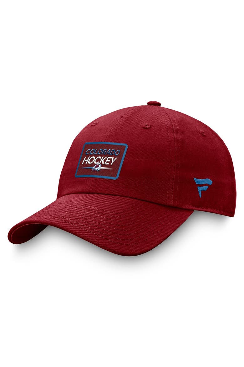 Men's Fanatics Branded  Burgundy Colorado Avalanche Authentic Pro Prime Adjustable Hat, Main, color, Burgundy