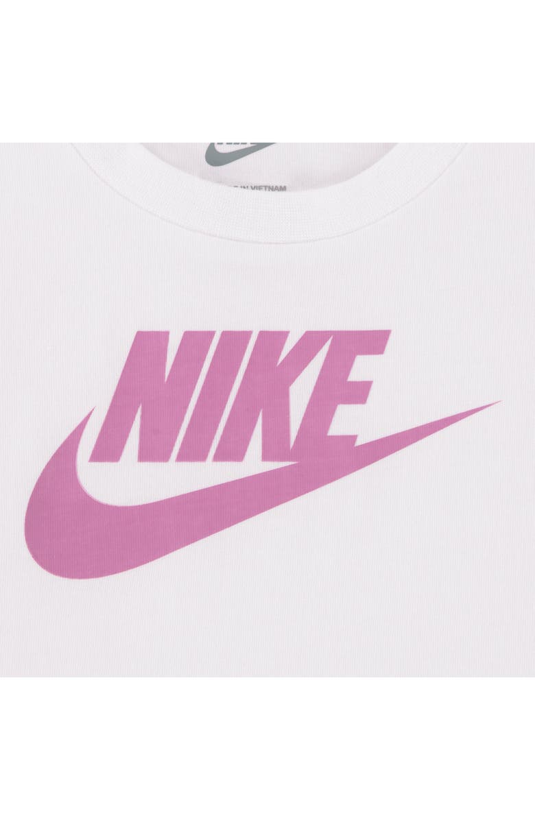 Nike Fleece Hoodie, T-Shirt & Joggers Set, Alternate, color, Magic Flamingo